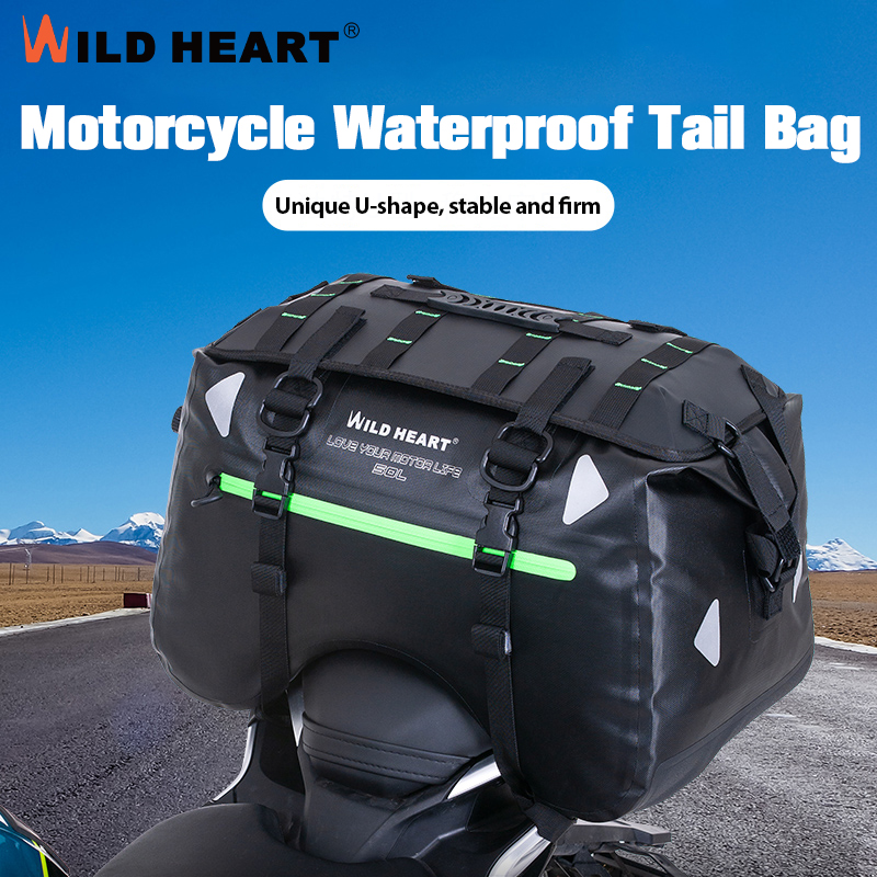 Motorcycle Gear Warehouse - حقيبة خلفية مقاومة للماء للدراجات النارية