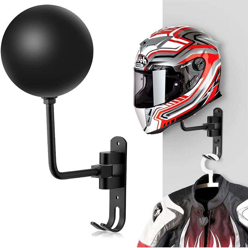 Motorcycle Gear Rack - حامل خوذة دراجة نارية مثبت على