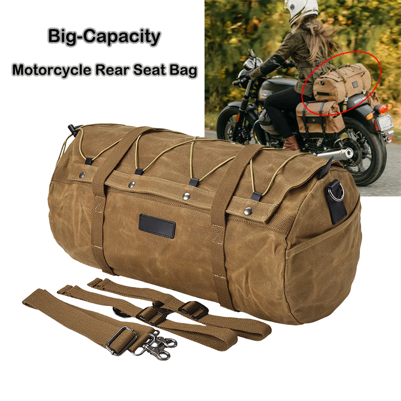 Motorcycle Gear Rack - حقيبة تخزين أمتعة خلفية مقاومة للماء