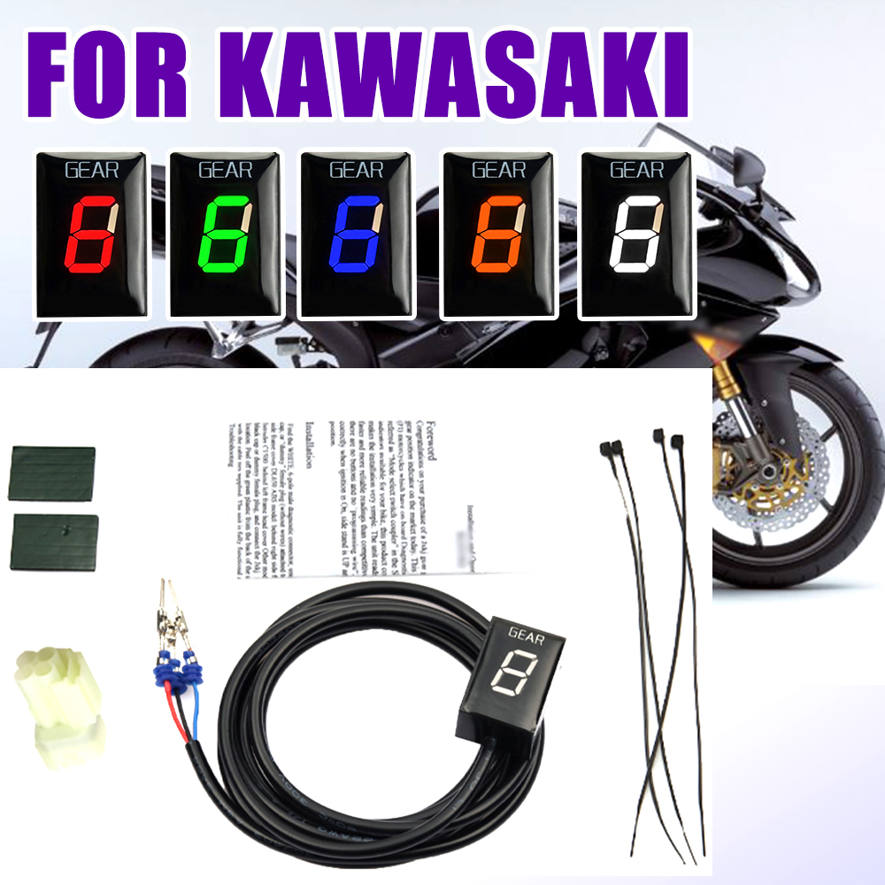 Motorcycle Gear Indicator - مؤشر جير لكاواساكي ZX6R ZX10R Versys