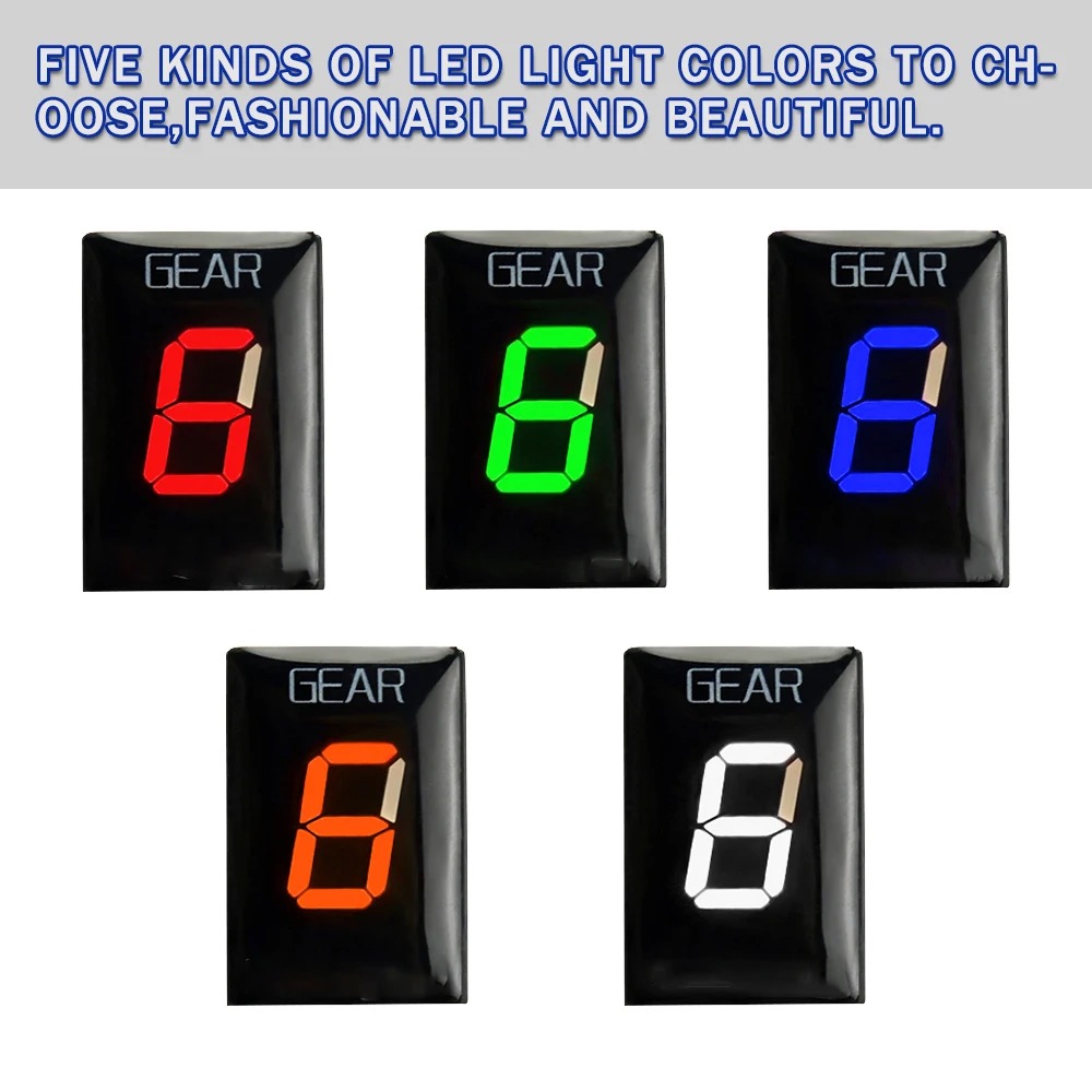 Motorcycle Gear Indicator - لموديلات هوندا CB400X 2021-2023 وCBR400R 2021-2023