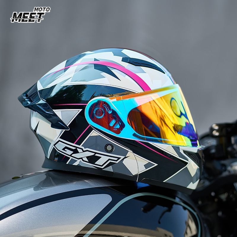 Motorcycle Gear Full Set - خوذات كاملة الوجه معتمدة من وزارة