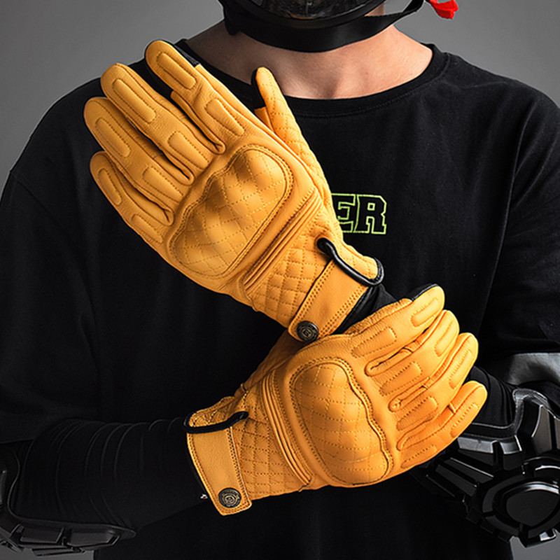 قفازات دراجات نارية جلدية كلاس - مراجعة Motorcycle Gear Full Set وسعره