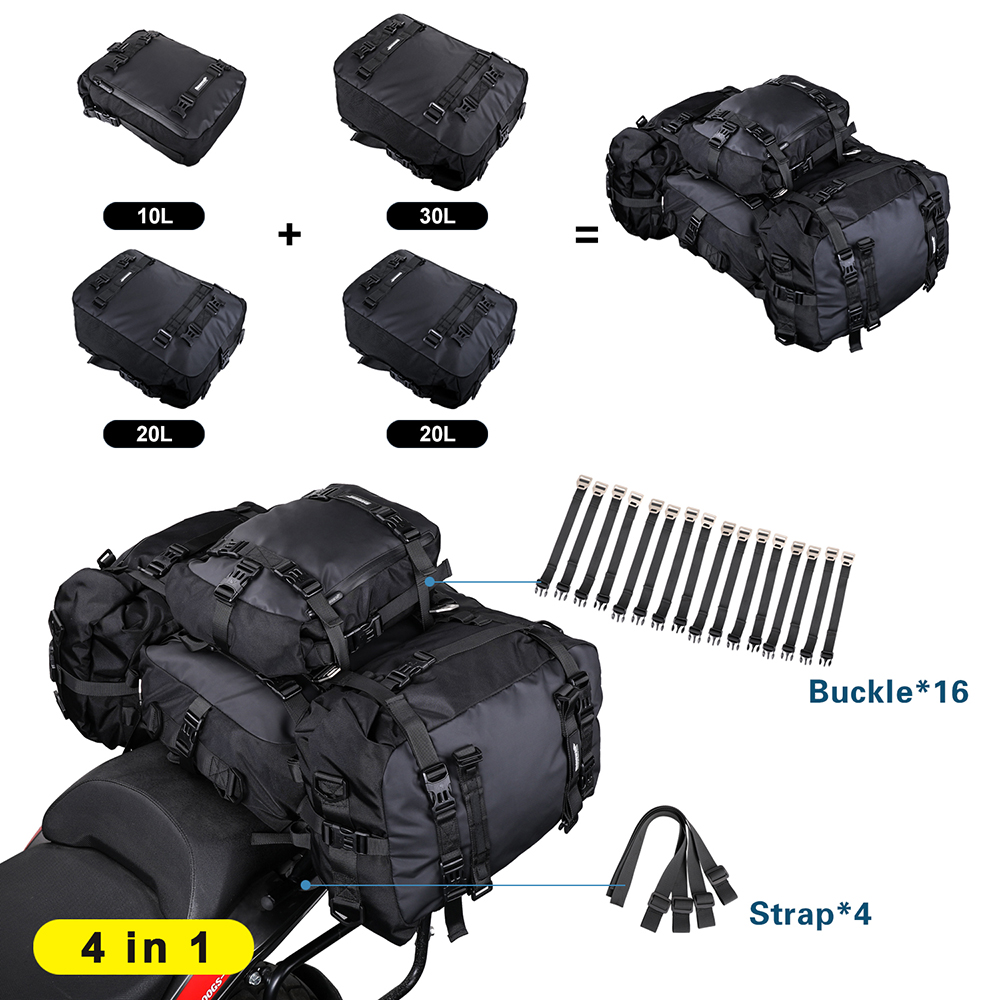 وحيد القرن دراجة نارية حقيبة ا - مراجعة Motorcycle Gear Warehouse وسعره
