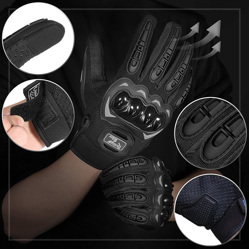 قفازات سباق الدراجات النارية ل - مراجعة Motorcycle Gear Full Set وسعره