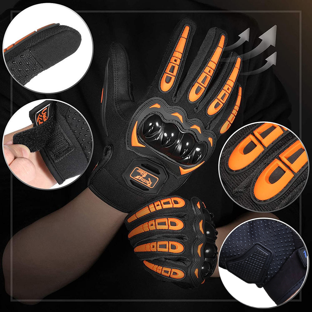 قفازات سباق الدراجات النارية ل - مراجعة Motorcycle Gear Full Set وسعره