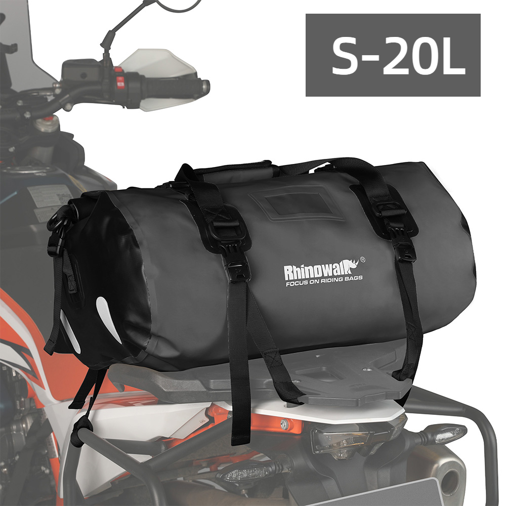 حقيبة ذيل الدراجة النارية Rhin - مراجعة Motorcycle Gear Rack وسعره