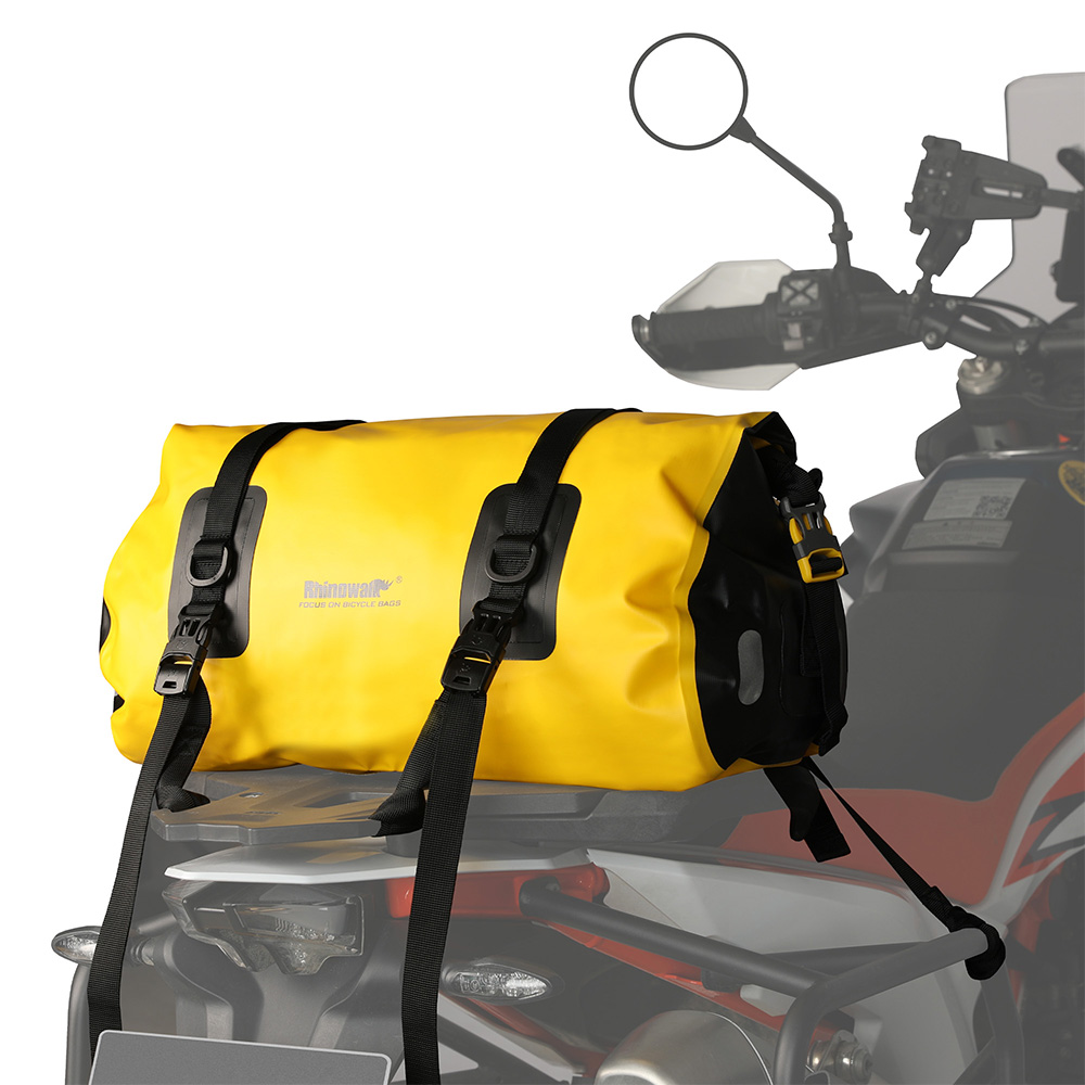 حقيبة ذيل الدراجة النارية Rhin - مراجعة Motorcycle Gear Rack وسعره