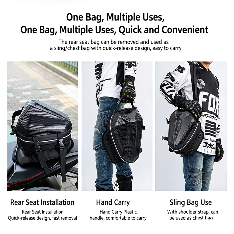 حقيبة خلفية مقاومة للماء للدرا - مراجعة Motorcycle Gear Warehouse وسعره
