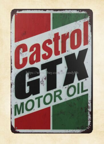 لافتة معدنية لزيت المحركات كاس - مراجعة Castrol Oil Gtx وسعره