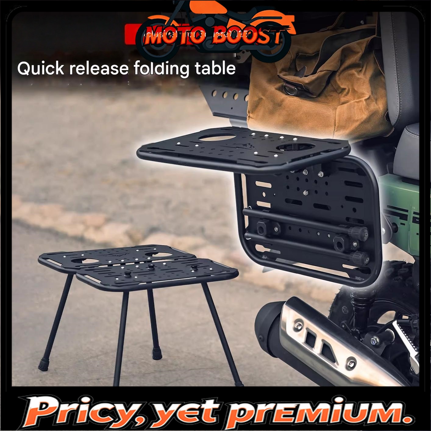 رف أمتعة خلفي سريع الفك قابل ل - مراجعة Motorcycle Gear Rack وسعره