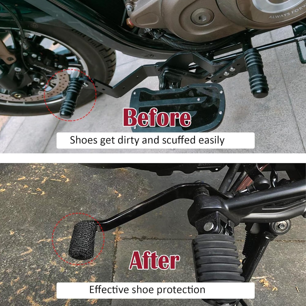 واقي حذاء للدراجات النارية مع  - مراجعة Motorcycle Gear Protection وسعره