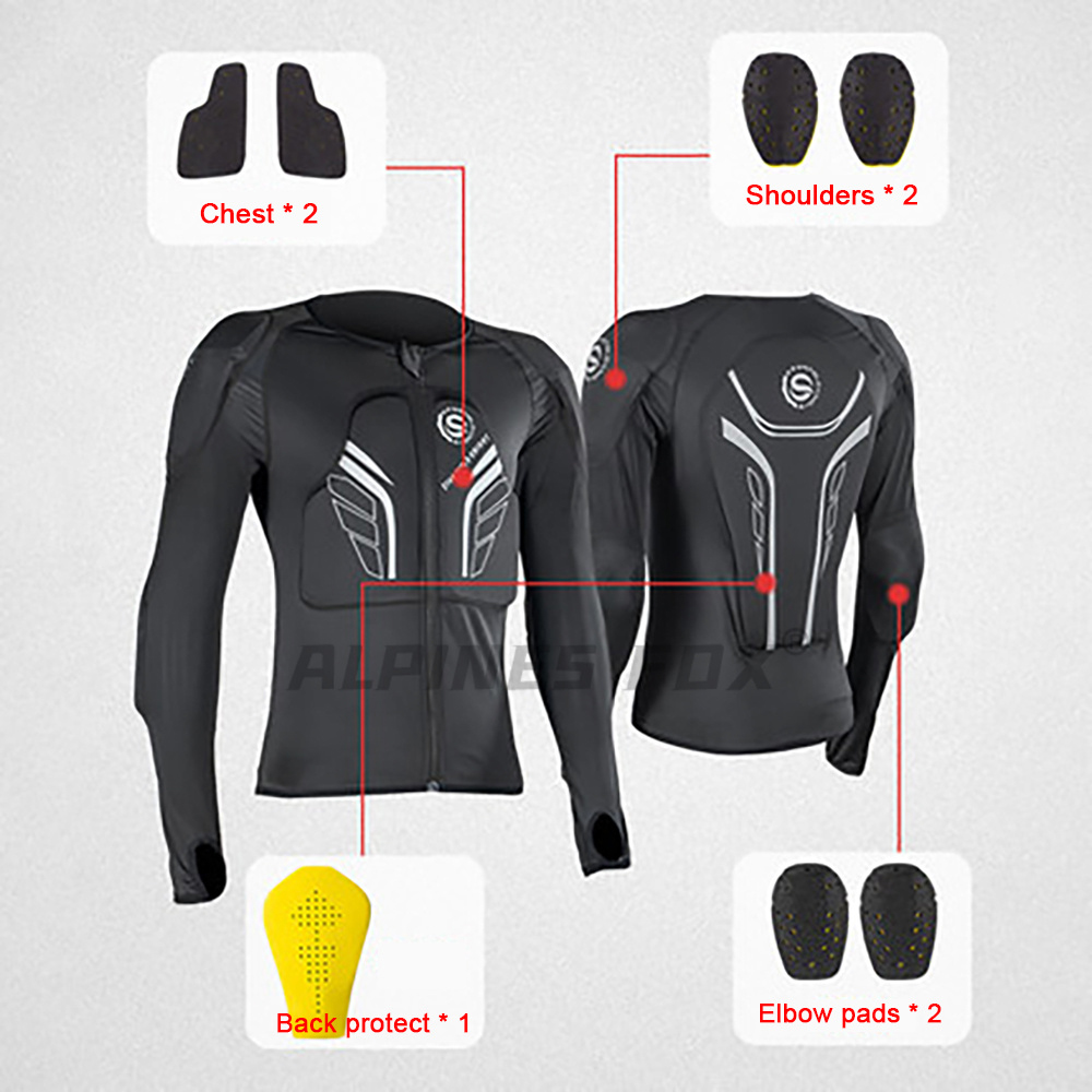 دراجة نارية لينة درع الصيف تنف - مراجعة Motorcycle Gear Full Set وسعره