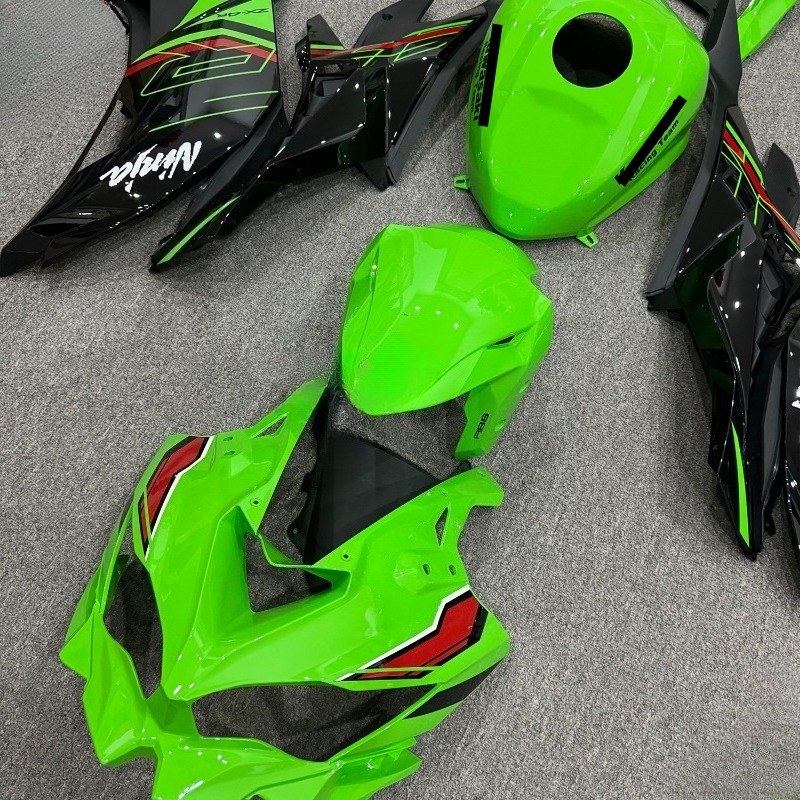 طقم هيكل دراجة نارية مخصص مطلي - مراجعة Motorcycle Gear Full Set وسعره