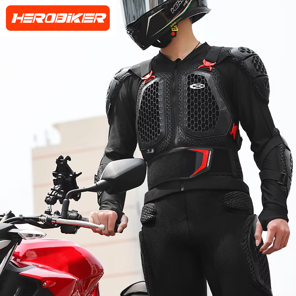 سترة وسروال دراجات نارية للطرق - مراجعة Motorcycle Gear Full Set وسعره