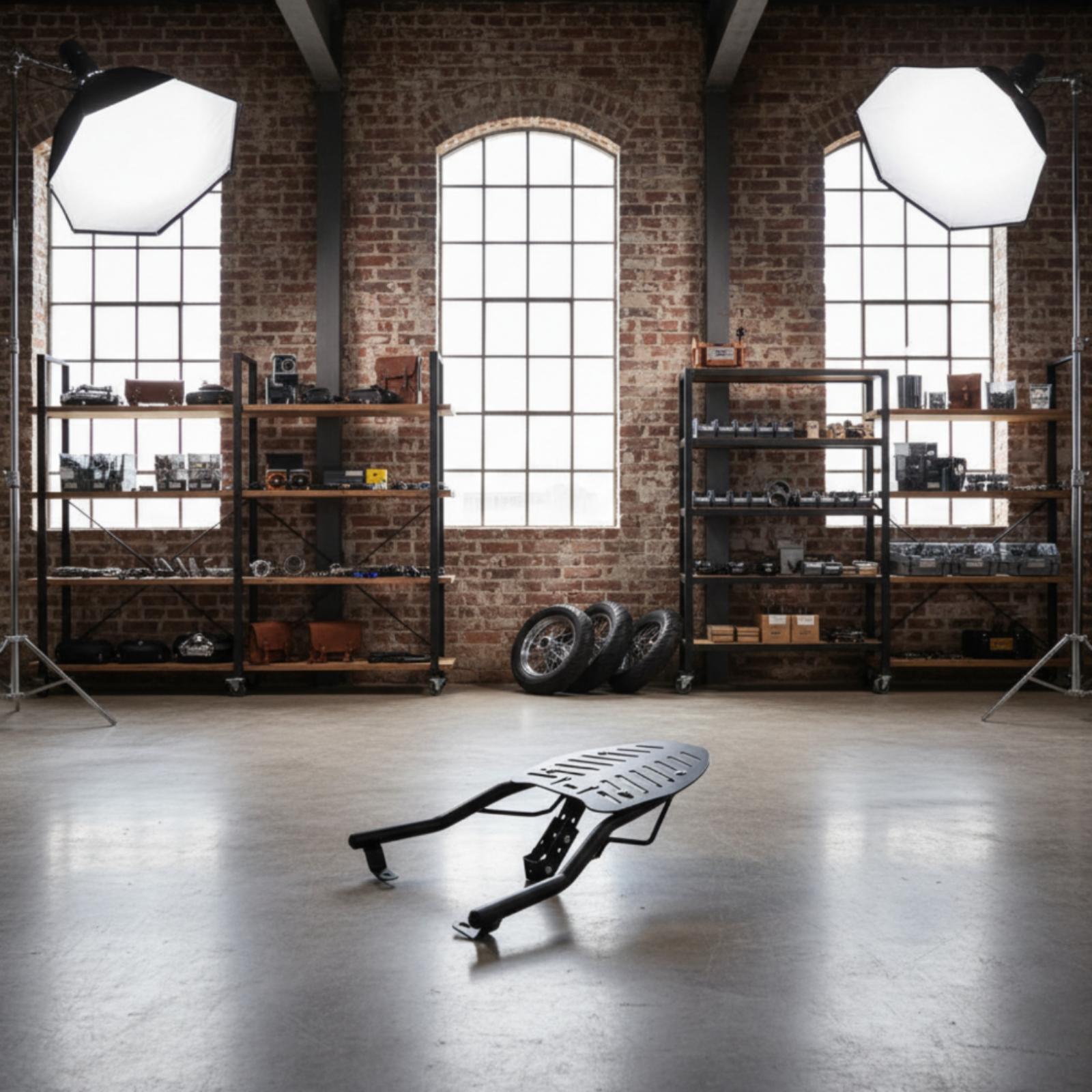 رف حمولة معدني قوي للدراجات ال - مراجعة Motorcycle Gear Rack وسعره