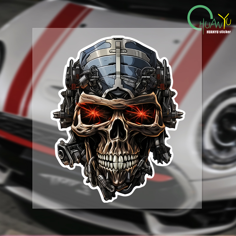 ملصقات رأس هيكل عظمي مقاومة لل - مراجعة Motorcycle Gear Hub وسعره
