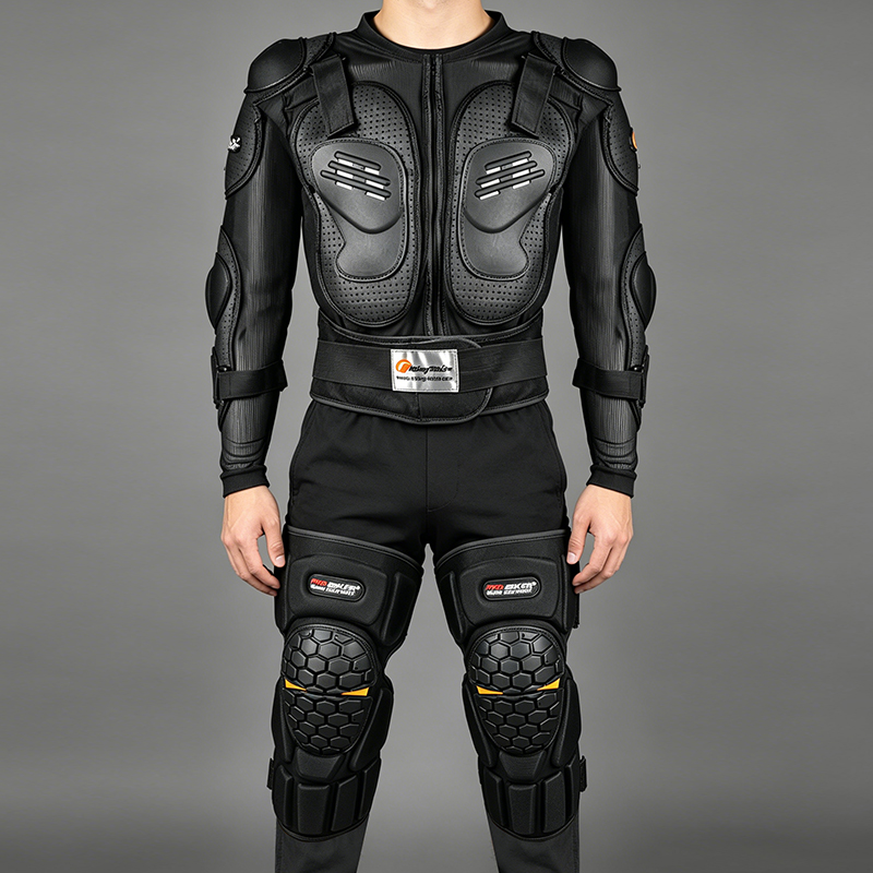 سترة واقية للدراجات النارية لل - مراجعة Motorcycle Gear Full Set وسعره